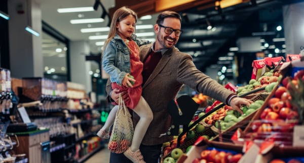 How do credit card issuers define grocery purchases?